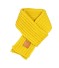 Dětská pletená šála J3023 žlutá