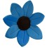 Detská podložka do vane v tvare kvety J3134 modrá