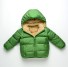 Detská prešívaná bunda s kožúškom J2868 zelená