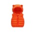 Detská prešívaná vesta L1825 oranžová