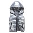 Dětská prošívaná vesta L1873 stříbrná