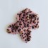 Detská šál s leopardím vzorom A397 ružová