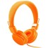 Dětská sluchátka oranžová