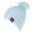 Detská vlnená zimná čiapka J2869 modrá