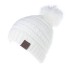 Dětská vlněná zimní čepice J2869 bílá