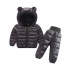 Detská zimná bunda a nohavice L1704 čierna