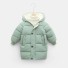 Detská zimná bunda L1849 svetlo zelená