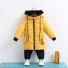 Detská zimná bunda L1910 žltá