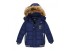 Detská zimná bunda L1911 tmavo modrá