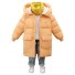 Detská zimná bunda L1913 svetlo oranžová