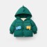 Detská zimná bunda L1956 tmavo zelená