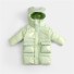 Detská zimná bunda L1980 svetlo zelená