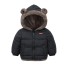 Detská zimná bunda L1989 čierna