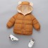 Detská zimná bunda L2016 svetlo hnedá