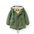 Detská zimná bunda L2040 armádny zelená
