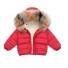 Detská zimná bunda L2041 červená