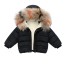 Detská zimná bunda L2041 čierna