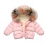 Detská zimná bunda L2041 ružová