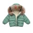 Detská zimná bunda L2041 zelená