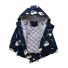 Detská zimná bunda L2065 tmavo modrá