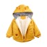 Detská zimná bunda L2066 žltá