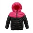 Detská zimná bunda s kapucňou J1868 ružová