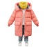 Dětská zimní bunda L1913 broskvová