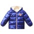 Dětská zimní bunda L1942 tmavě modrá