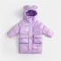 Dětská zimní bunda L1980 světle fialová