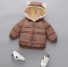 Dětská zimní bunda L2016 hnědá