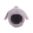 Dětská zimní čepice s ušima Bunny šedá