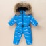 Dětská zimní kombinéza J3031 modrá