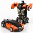 Dětské auto / robot 2v1 oranžová