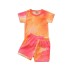 Dětské barevné tričko a kraťasy L1255 A