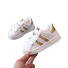 Dětské boty Dětská protiskluzová obuv Prodyšné tenisky Tenisky pro batole UNISEX zlatá