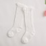 Detské dlhé ponožky biela