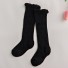 Detské dlhé ponožky čierna
