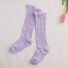 Detské dlhé ponožky fialová
