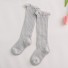Detské dlhé ponožky sivá