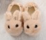 Detské domáce topánky králik béžová