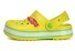 Dětské gumové pantofle A253 žlutá