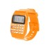 Dětské hodinky s kalkulačkou oranžová