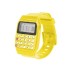 Dětské hodinky s kalkulačkou žlutá