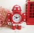 Dětské hodiny robot červená