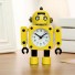 Dětské hodiny robot žlutá