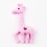 Detské hryzátko v tvare žirafy J875 ružová