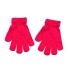 Dětské jarní/podzimní rukavice J2875 tmavě růžová