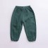 Dětské kalhoty L2239 tmavě zelená