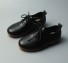 Dětské kožené boty A426 černá