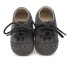 Detské kožené topánky A428 tmavo sivá